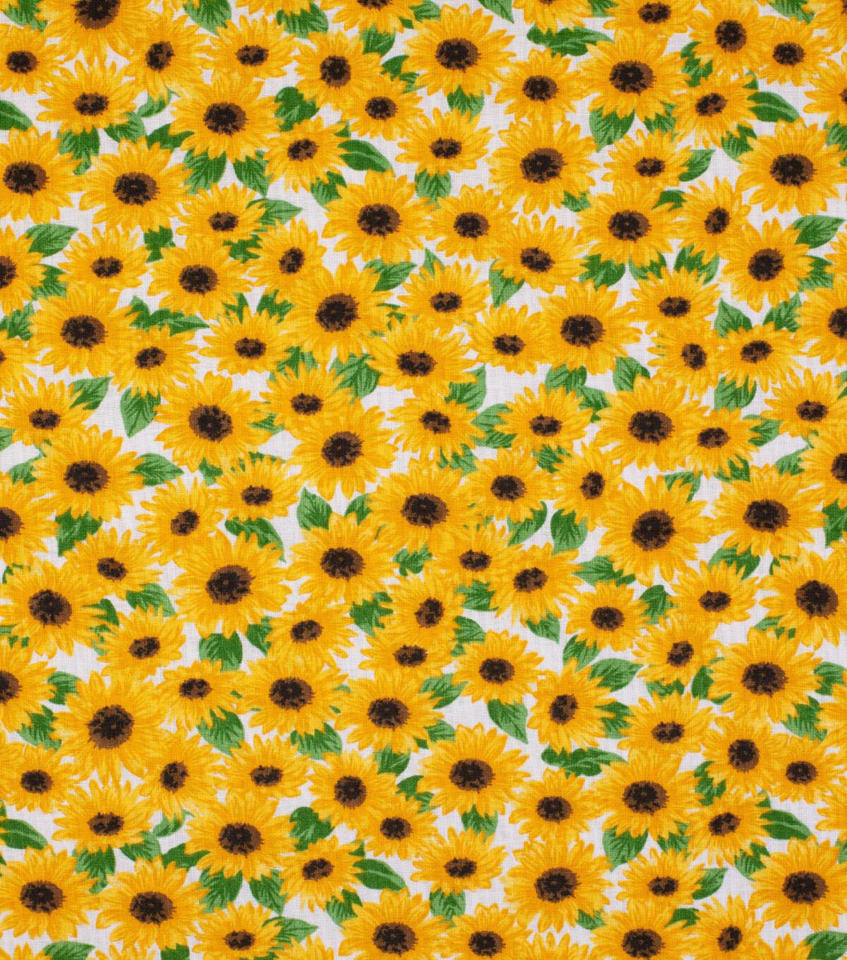 Classic Sunflowers Quilt Cotton Fabric by Keepsake Calico - Image 2