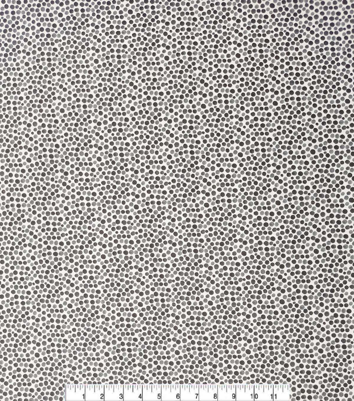 Black Watercolor Dots Cotton Fabric by Keepsake Calico - Image 2