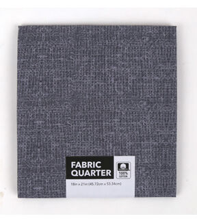 18 x 20 Gray Texture Cotton Fabric Quarter 1pc by Keepsake Calico