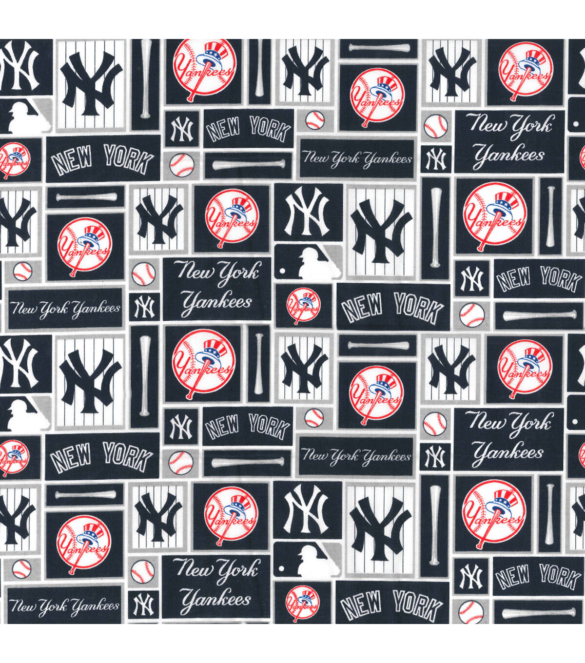 Fabric Traditions New York Yankees Cotton Fabric Patch - Image 2
