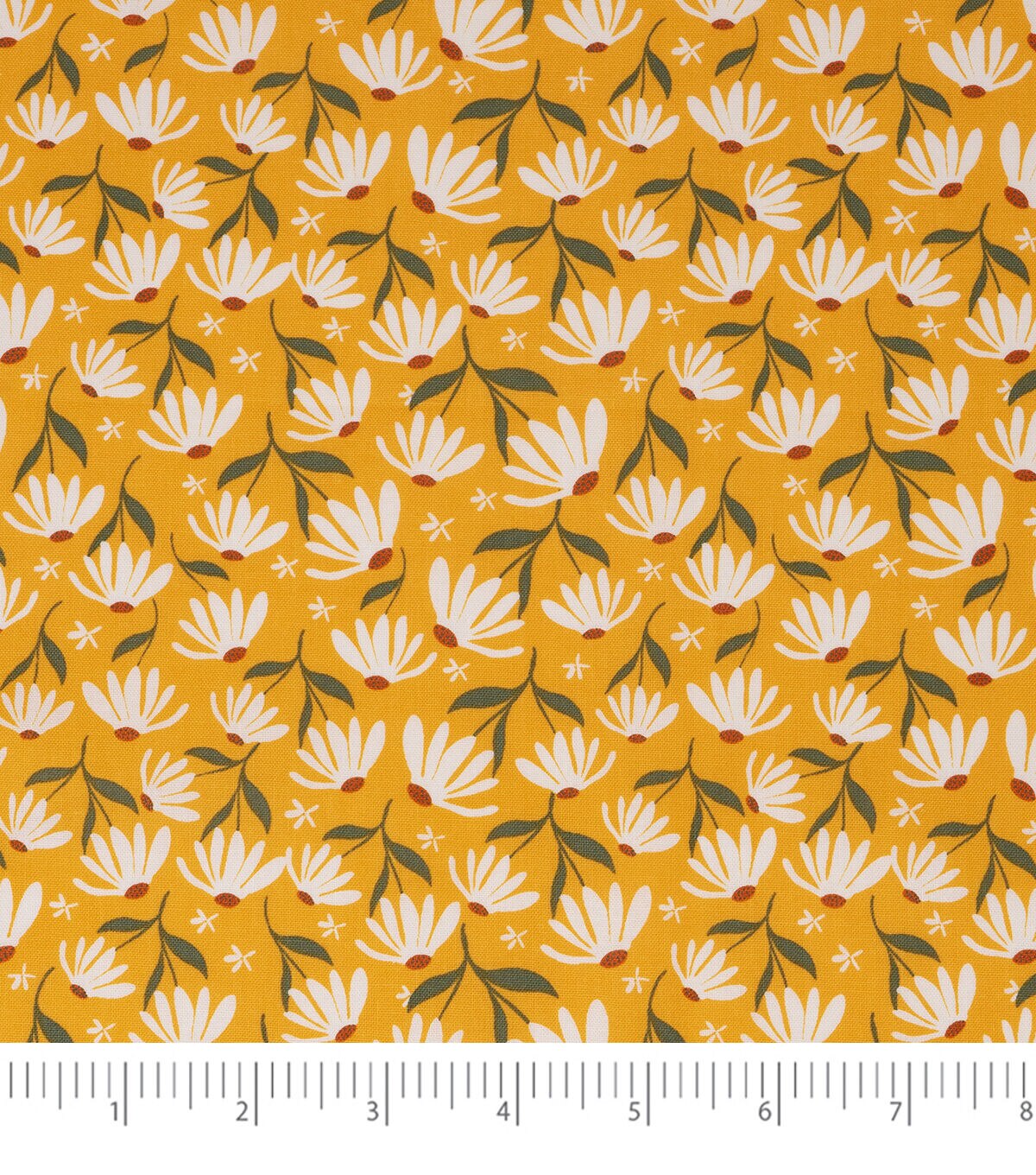 Coneflowers on Orange Cotton Fabric by Keepsake Calico - Image 3