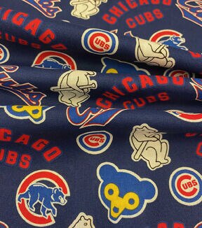Fabric Traditions Cooperstown Chicago Cubs Cotton Fabric - Image 3