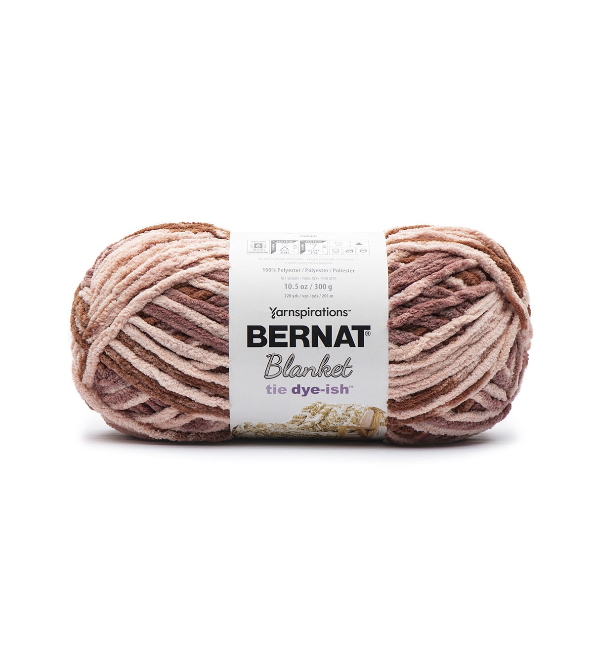 Bernat Blanket Tie Dye-ish 220yds Super Bulky Polyester Yarn - Image 3