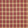 Red Plaid Yarn Dyed Patriotic Cotton Fabric