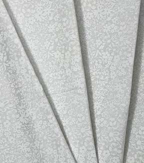 Fabric Traditions Bright White Floral Cotton Fabric by Keepsake Calico - Image 3