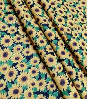 Classic Sunflowers Quilt Cotton Fabric by Keepsake Calico - Image 5
