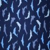 Underwater Dolphins on Blue Cotton Fabric by Quilter s Showcase