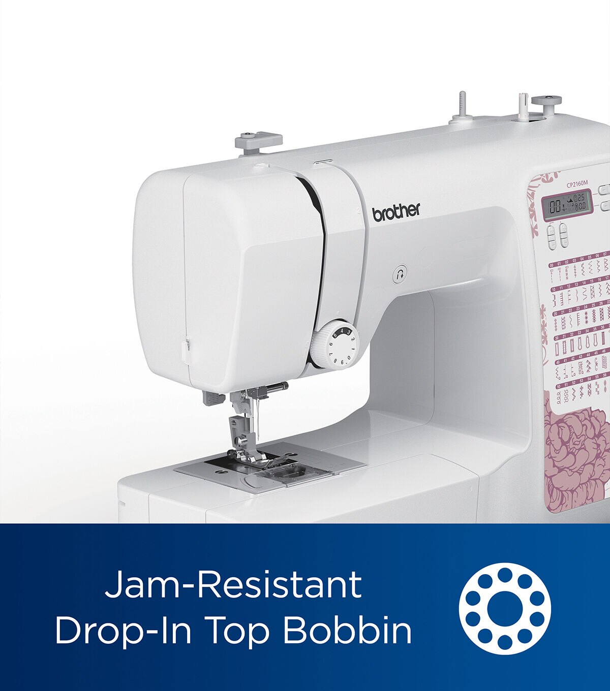 Brother CP2160M Light Mauve Floral Computerized Sewing Machine - Image 6