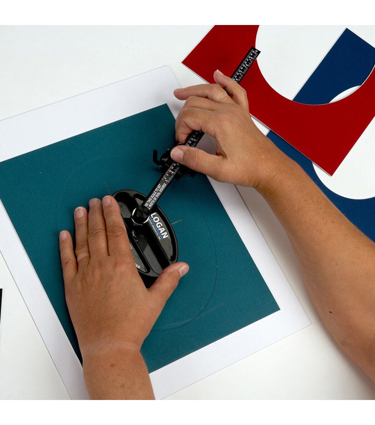 Logan Three Step Oval Circle Mat Cutter - Image 5