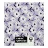 18 x 21 Daisies on Purple Cotton Fabric Quarter 1pc by Keepsake Calico