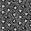 Fabric Traditions Bandana Cats on Black Novelty Cotton Fabric