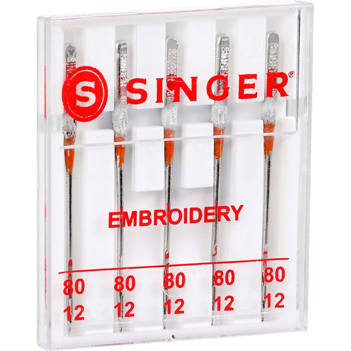 SINGER Universal Embroidery Sewing Machine Needles Size 80/11 5ct - Image 5