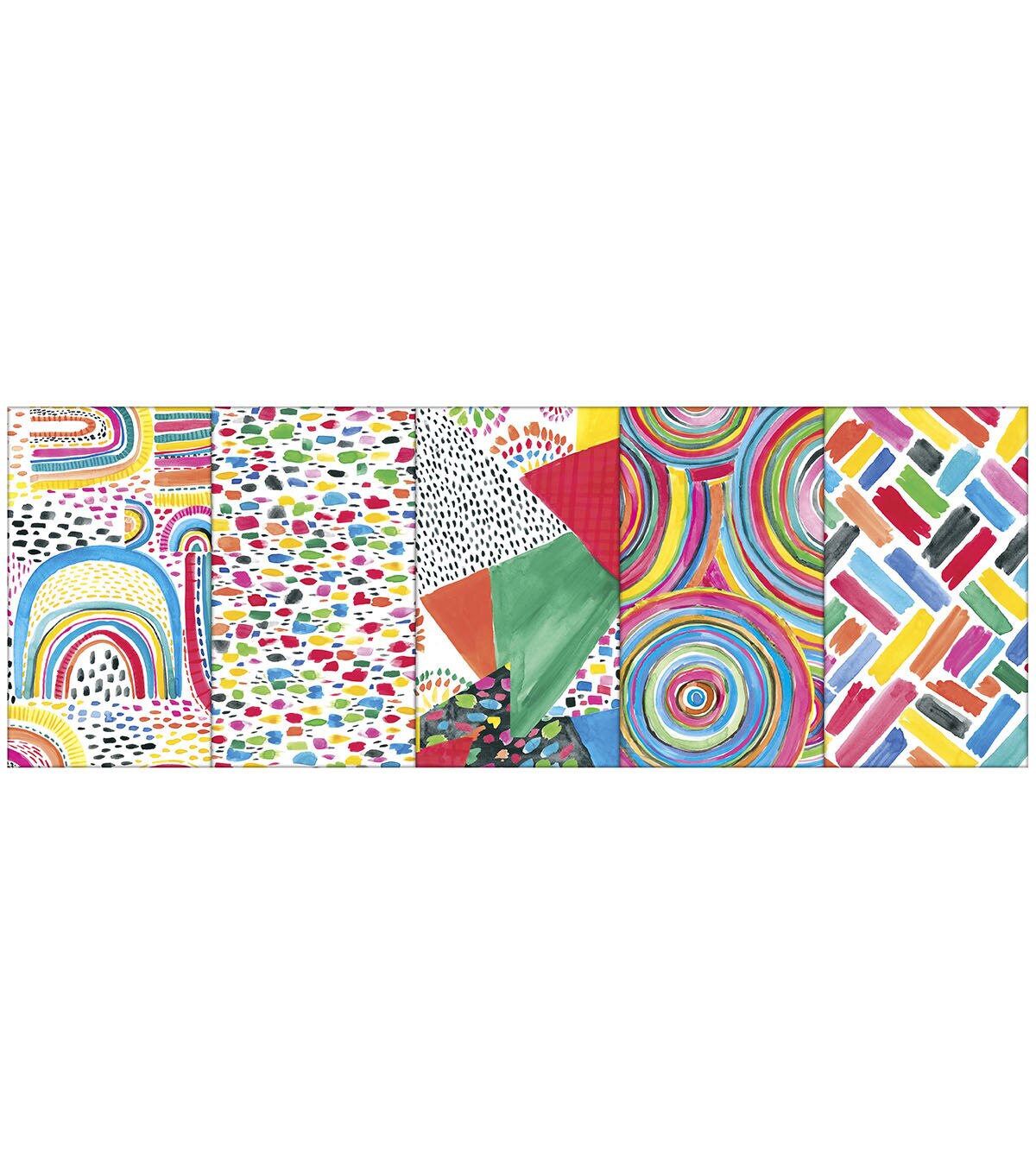 18 x 21 Multicolor Cotton Fabric Quarters 5ct by Keepsake Calico - Image 2