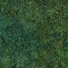 Dot Swirl Green Blue Batik Cotton Fabric