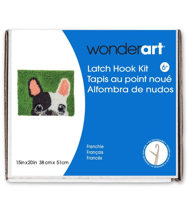 Wonderart Frenchie Latch Hook Kit 15 x 20 - Image 4