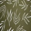 Large Leaves on Olive Green Quilt Cotton Fabric by Quilter s Showcase