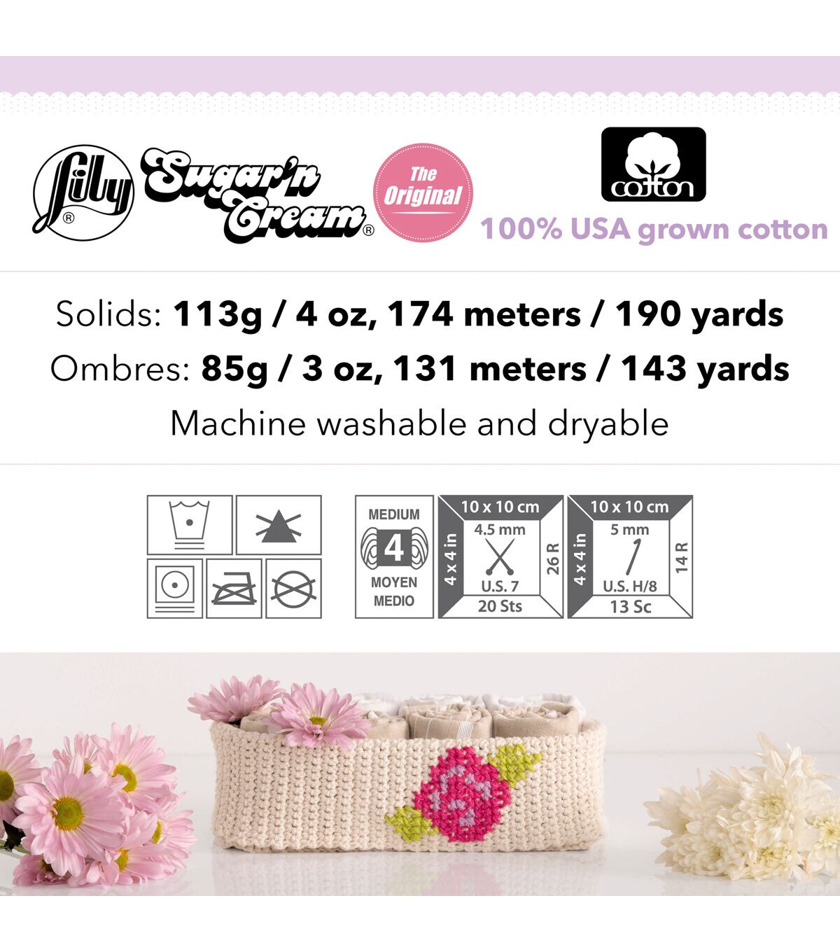 Lily Sugar n Cream Twists Super Size Worsted Cotton Yarn - Image 9