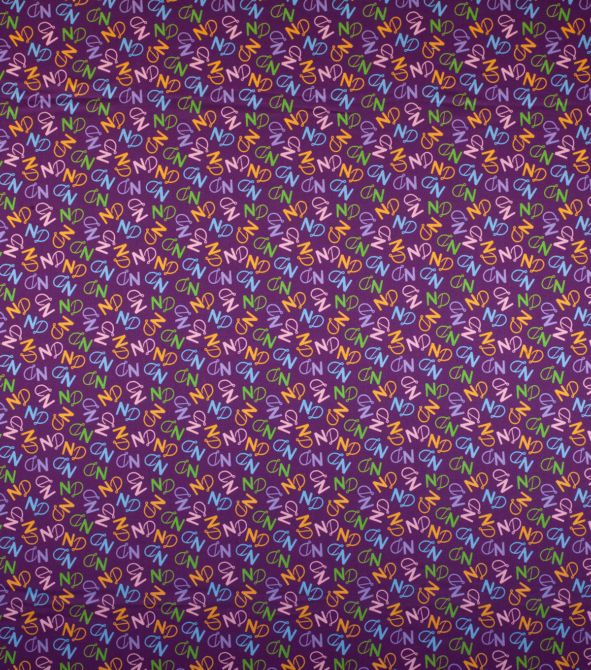 North Dakota Cotton Fabric Abbreviation Dot - Image 2