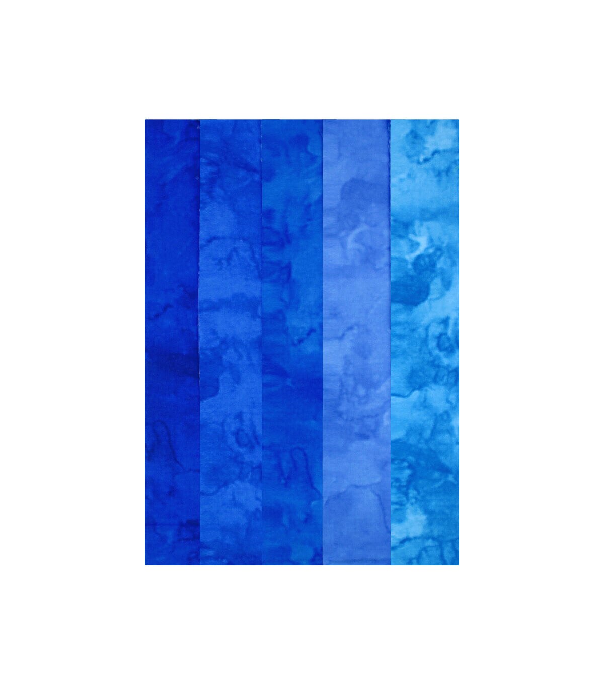 2.5 x 42 Blue Texture Cotton Fabric Roll 20ct by Keepsake Calico - Image 2