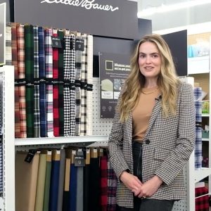 Eddie Bauer Anti Pill Fleece Backed Flannel Fabric