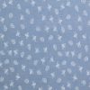 White Insects on Dusty Blue Quilt Cotton Fabric by Quilter s Showcase