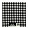 18 x 21 Black Checks Cotton Fabric Quarter 1pc by Keepsake Calico