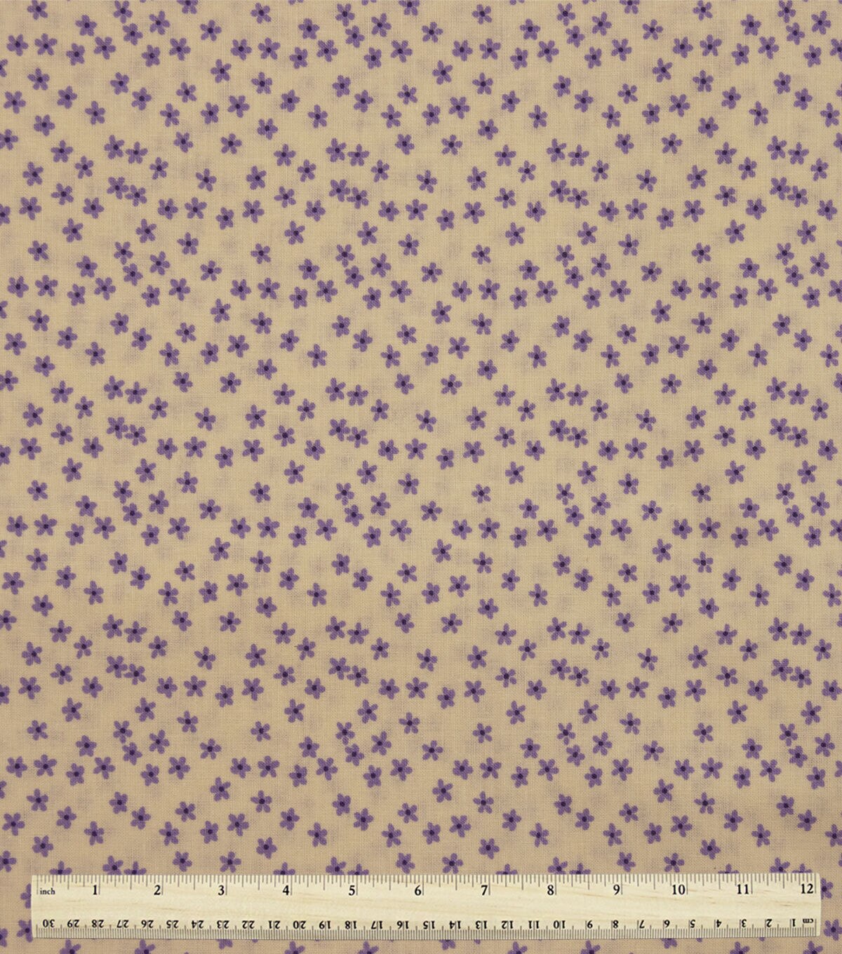Purple Floral Cotton Fabric by Keepsake Calico - Image 2