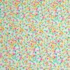 Floral on Light Green Easter Cotton Fabric
