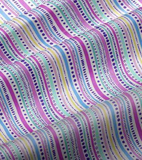 Fabric Traditions Pastel Stripe Cotton Fabric by Keepsake Calico - Image 3