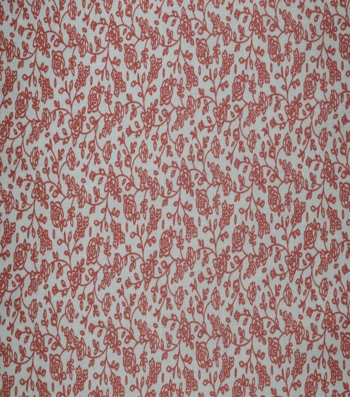 Rose Vine on Red Quilt Cotton Fabric by Quilter s Showcase