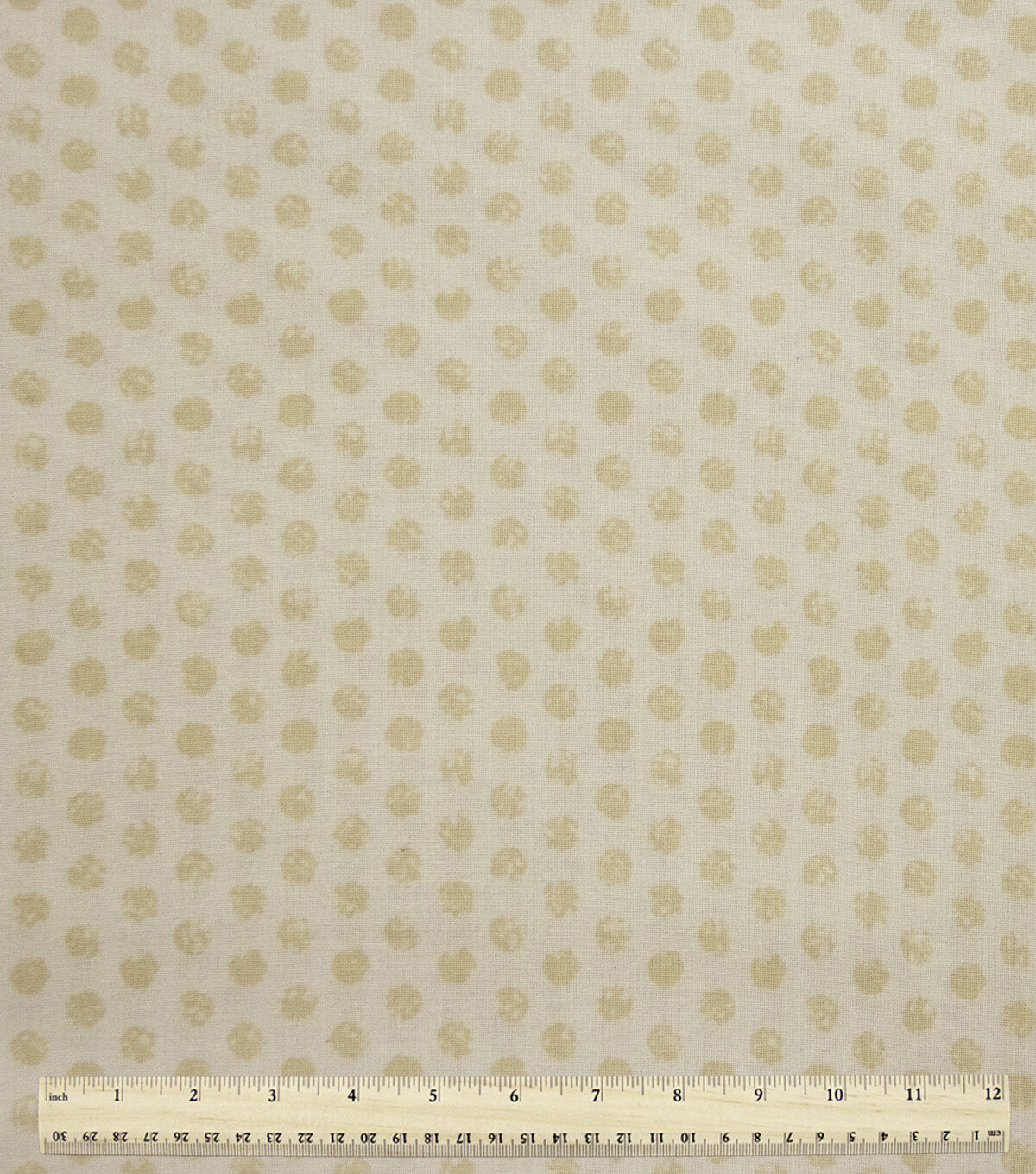Dots on Cream Quilt Cotton Fabric by Keepsake Calico - Image 2