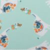 Floral Elephant Blizzard Fleece Fabric