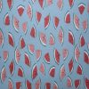 Watermelon on Light Blue Quilt Cotton Fabric by Quilter s Showcase