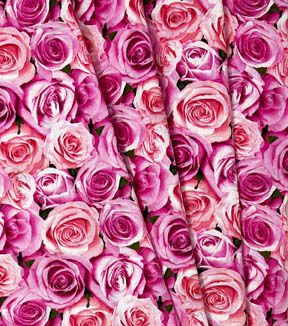 Fabric Traditions Pink Garden Party Roses Premium Cotton Fabric - Image 3