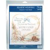 Imaginating 7.5 x 8 Seaside Wedding Counted Cross Stitch Kit