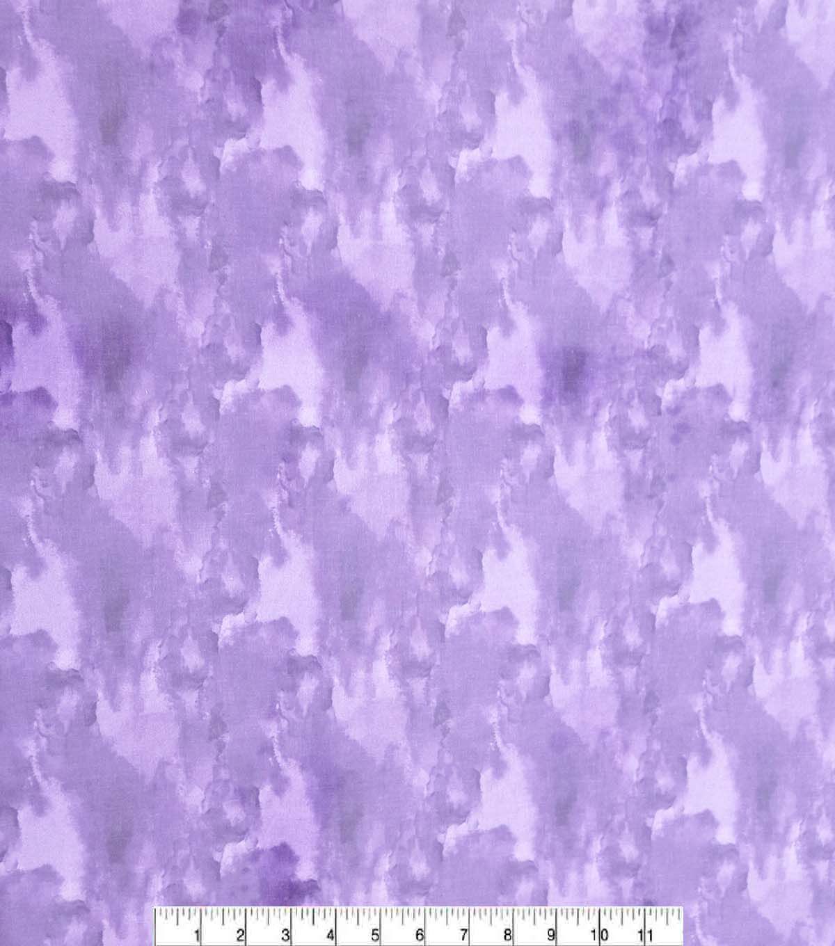 Dark Purple Watercolor Blender Cotton Fabric by Keepsake Calico - Image 2