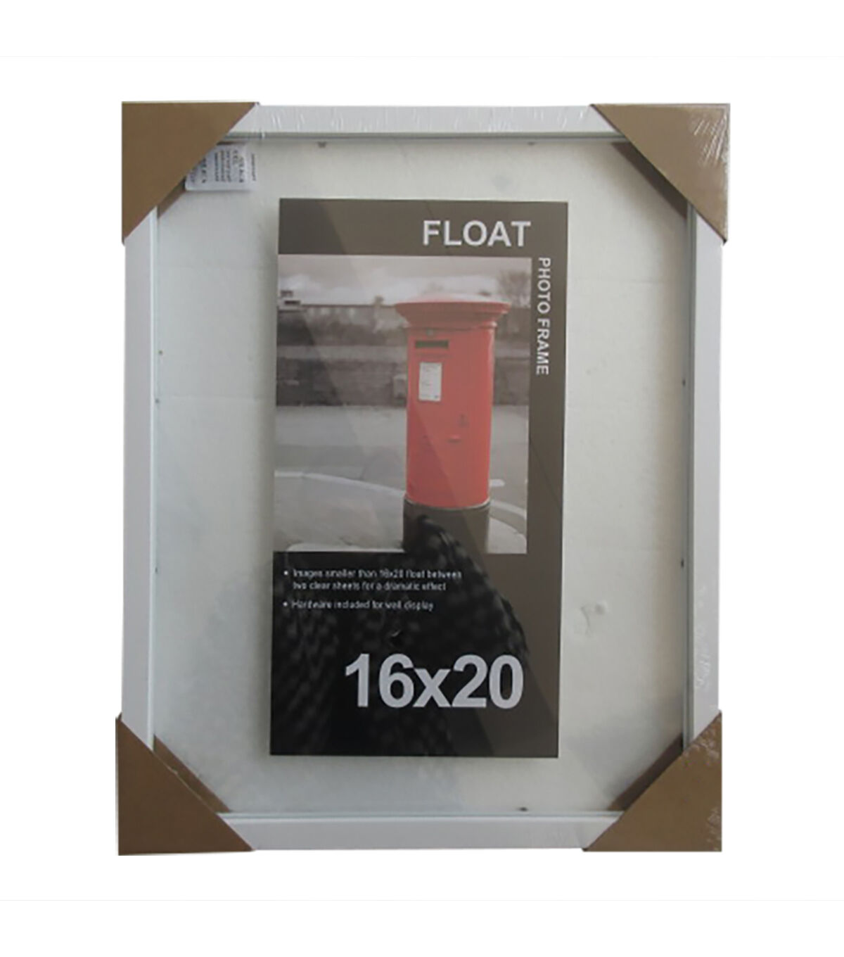 Innovative Creations 16 20 White Wood Float Photo Frame - Image 3