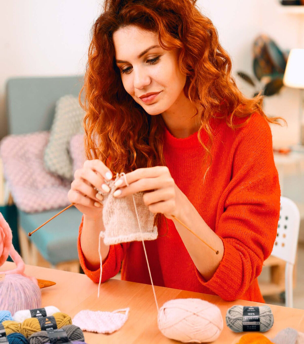 Arteza Classic Colors Premium Worsted Acrylic Yarn 20 Bundle - Image 5