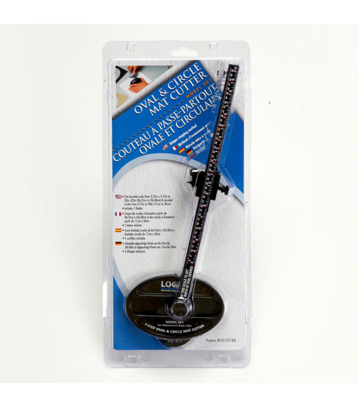 Logan Three Step Oval Circle Mat Cutter