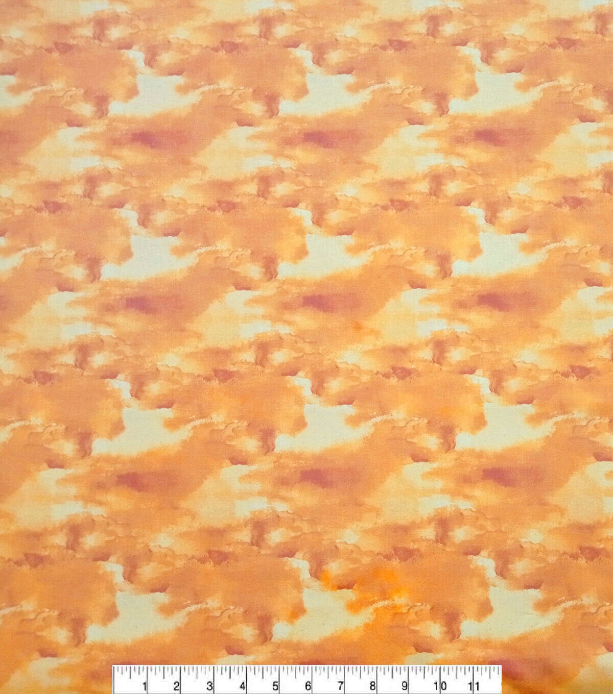 Apricot Watercolor Cotton Fabric by Keepsake Calico - Image 2