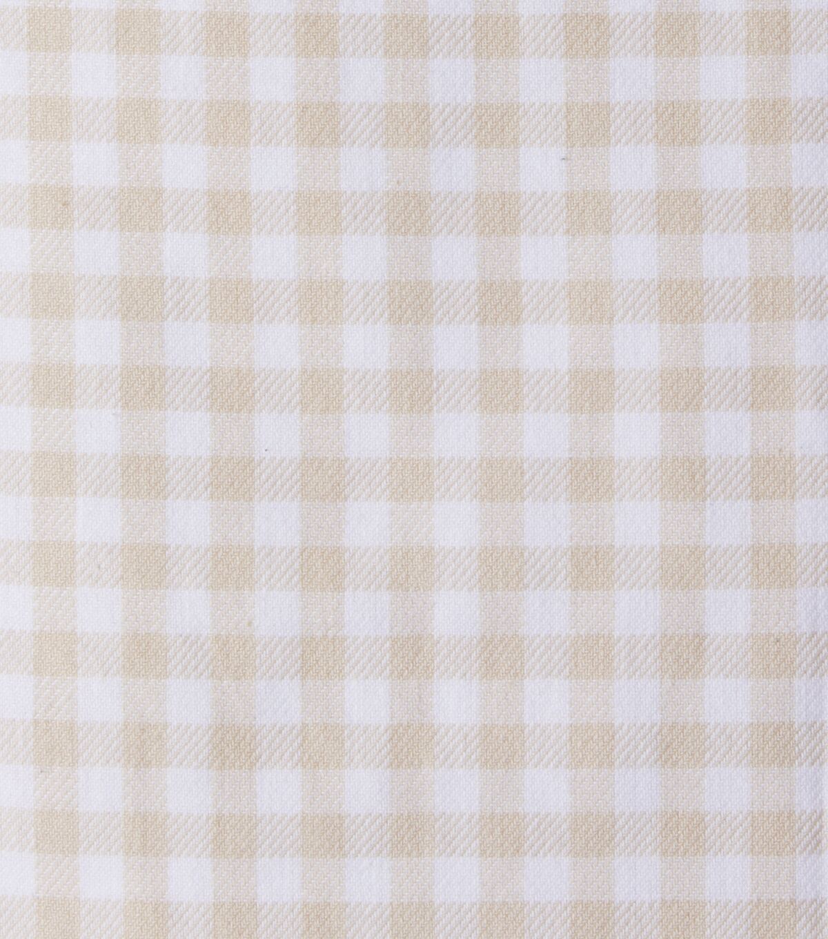 Eddie Bauer Cream Gingham Check Yarn Dyed Cotton Fabric - Image 2