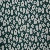 White Floral on Green Quilt Cotton Fabric by Quilter s Showcase