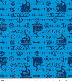 Thomas the Tank Engine Logo on Cotton Fabric - Image 2