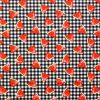 Watermelon On Black Plaid Novelty Cotton Fabric