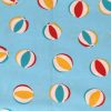 Blue Beach Balls Novelty Cotton Fabric by POP!