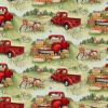 Susan Winget Country Living Veggie Truck Premium Cotton Fabric
