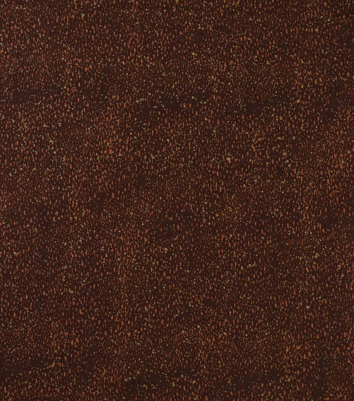 Brown Scattered Dots Quilt Metallic Cotton Fabric by Keepsake Calico