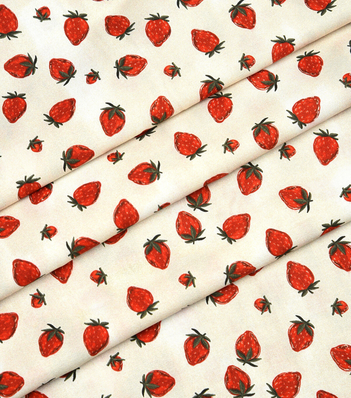 Brent Carlson Strawberry On Tan Premium Quilt Cotton Fabric - Image 3