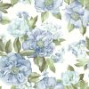 RoomMates Watercolor Floral Bouquet Peel   Stick Wallpaper