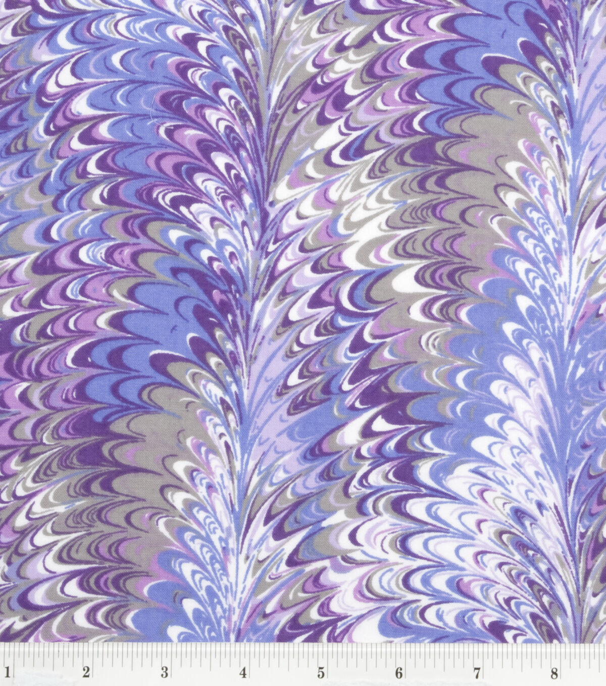 Purple Gray Oil Slick Quilt Cotton Fabric by Keepsake Calico